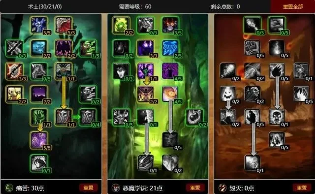 60级术士升级天赋解析与推荐