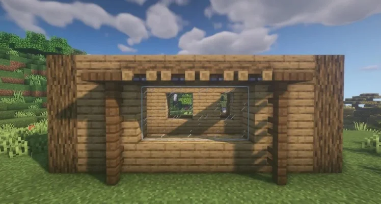 我的世界小型木屋别墅-我的世界木屋建造记
